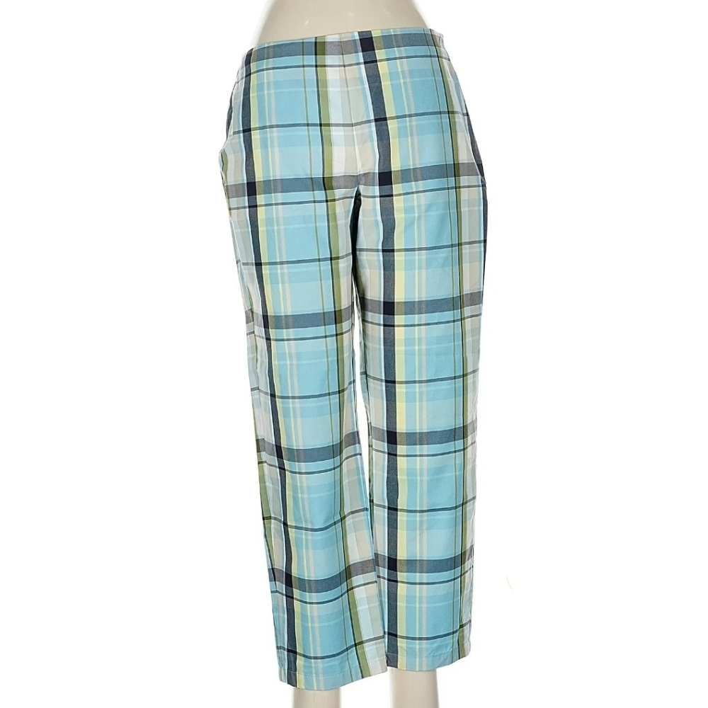 Vtg Y2K The Limited Plaid Crop Pants, sz. 2
